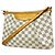 Borsa a tracolla Louis Vuitton Damier Azur Siracusa PM Bianco