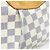 Borsa a tracolla Louis Vuitton Damier Azur Siracusa PM Bianco - vista 7