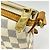 Borsa a tracolla Louis Vuitton Damier Azur Siracusa PM Bianco - vista 9