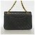 Borsa a tracolla Chanel in agnellino nero - vista 12