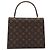 Louis Vuitton Malesherbes Monogram Canvas Castaño - vista 2