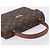 Louis Vuitton Malesherbes Monogram Canvas Castaño - vista 5