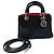Christian Dior Sac Lady Dior en cuir noir