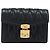 Miu Miu Biker Chain Matelassé Leather Preto