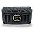 Gucci GG Marmont Piccolo in Vernice Nero