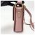 Borsa a tracolla Miu Miu in pelle borchiata Small Rosa - vista 4