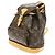 Louis Vuitton Montsouris NNM Monogram Canvas Mini Braun - Ansicht 3