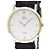 Relógio Masculino OMEGA De Ville em Aço Dourado e Couro, Quartz