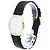 Relógio Masculino OMEGA De Ville em Aço Dourado e Couro, Quartz - vista 2