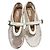 Alaïa weiße Mesh-Ballerinas mit Schnallenriemen