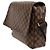 Louis Vuitton Shelton Messenger Damier Ebene MM Marrone - vista 3