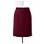 Miu Miu Bleistiftrock aus Wolle Bordeaux