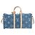 Louis Vuitton Keepall Bandouliere Limited Edition Monogram Watercolor Stripes Denim 50 Azul - vista 2