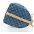 Louis Vuitton Keepall Bandouliere Limited Edition Monogram Watercolor Stripes Denim 50 Azul - vista 4