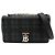 Burberry Lola Wallet on Chain aus gestepptem Leder Schwarz