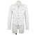 Dsquared2 White Cotton Military Jacket with Gold Buttons