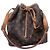 Noe Bolsa Louis Vuitton Noé Monogram Marrom Monograma