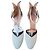 Alaïa Pumps aus Leder und Wildleder Schwarz Weiß Beige