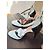 Alaïa Pumps aus Leder und Wildleder Schwarz Weiß Beige - Ansicht 5