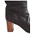 Botas de couro pretas Chloé Preto - vista 4