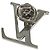 Broche Louis Vuitton 2018 Time Capsule Exhibition Plata Multicolor - vista 3