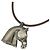 Hermès Hermes Cheval Horse Accessory Choker Marrone Argento - vista 2