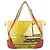 Bolsa de ombro e tote com estampa total da Prada Vermelho Bege Amarelo - vista 2