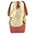 Bolsa de ombro e tote com estampa total da Prada Vermelho Bege Amarelo - vista 3