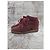 Isabel Marant Bobby High-Top-Sneaker Bordeaux Wildleder - Ansicht 3