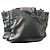 Borsa a tracolla camera accordion Chanel LAX in pelle d'agnello nera 2003/2004 - vista 4