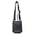 Fendi Borsa Messenger Piatta Zucca Nero/Grigio