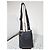Fendi Borsa Messenger Piatta Zucca Nero/Grigio - vista 3