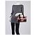 Burberry Borsa Bowling Heart Chester Tela Supernova Check e Pelle Verniciata Rosso Beige - vista 11