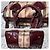 Burberry Borsa Bowling Heart Chester Tela Supernova Check e Pelle Verniciata Rosso Beige - vista 5