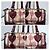 Burberry Borsa Bowling Heart Chester Tela Supernova Check e Pelle Verniciata Rosso Beige - vista 6