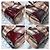 Burberry Borsa Bowling Heart Chester Tela Supernova Check e Pelle Verniciata Rosso Beige - vista 9