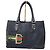 Gucci Borsa Tote GG Canvas Horsebit Nera Nero