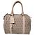 Fendi Zucchino FF Handtasche Beige Rosa Pink