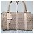 Fendi Zucchino FF Handtasche Beige Rosa Pink - Ansicht 10