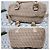 Fendi Zucchino FF Handtasche Beige Rosa Pink - Ansicht 6