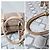Fendi Zucchino FF Handtasche Beige Rosa Pink - Ansicht 9