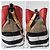 Burberry Ashby Borsa Hobo in Tela - Rosso, Beige, Marrone Nero - vista 6