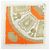 Hermès Carré 42 de seda naranja - vista 2