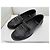 Autre Marque Saint Laurent Paris Mocassini in pelle nera borchiati Nero Silver hardware - vista 14