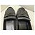 Autre Marque Saint Laurent Paris Mocassini in pelle nera borchiati Nero Silver hardware - vista 5