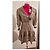 Vestido de seda Sandro estampado floral Negro Beige - vista 10