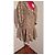 Vestido de seda Sandro estampado floral Negro Beige - vista 11