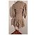 Vestido de seda Sandro estampado floral Negro Beige - vista 13