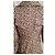 Vestido de seda Sandro estampado floral Negro Beige - vista 14