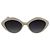 Autre Marque Occhiali da sole Off-White Plastic Rafa Cat-Eye 140mm Blu